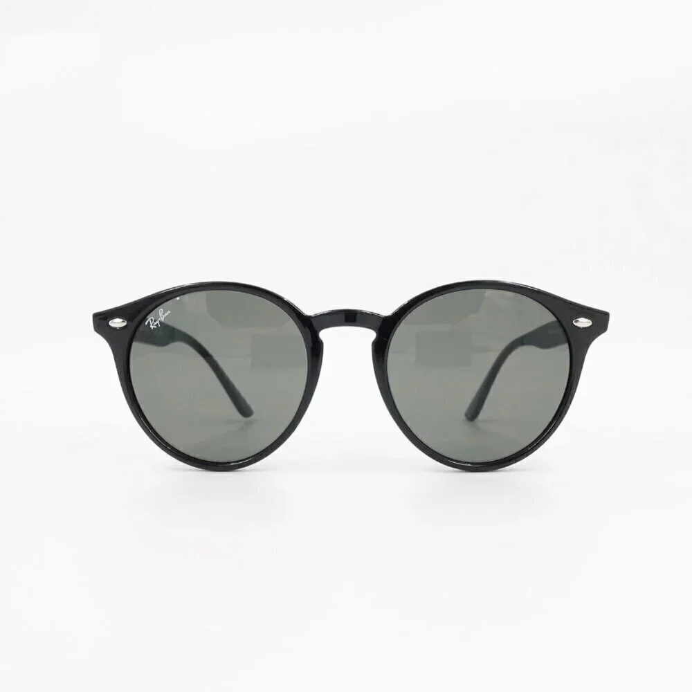 Ray-Ban Classic RB2180 Phantos Sunglasses Gray Green and Black OS